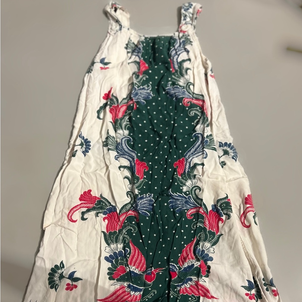 long pattern dress